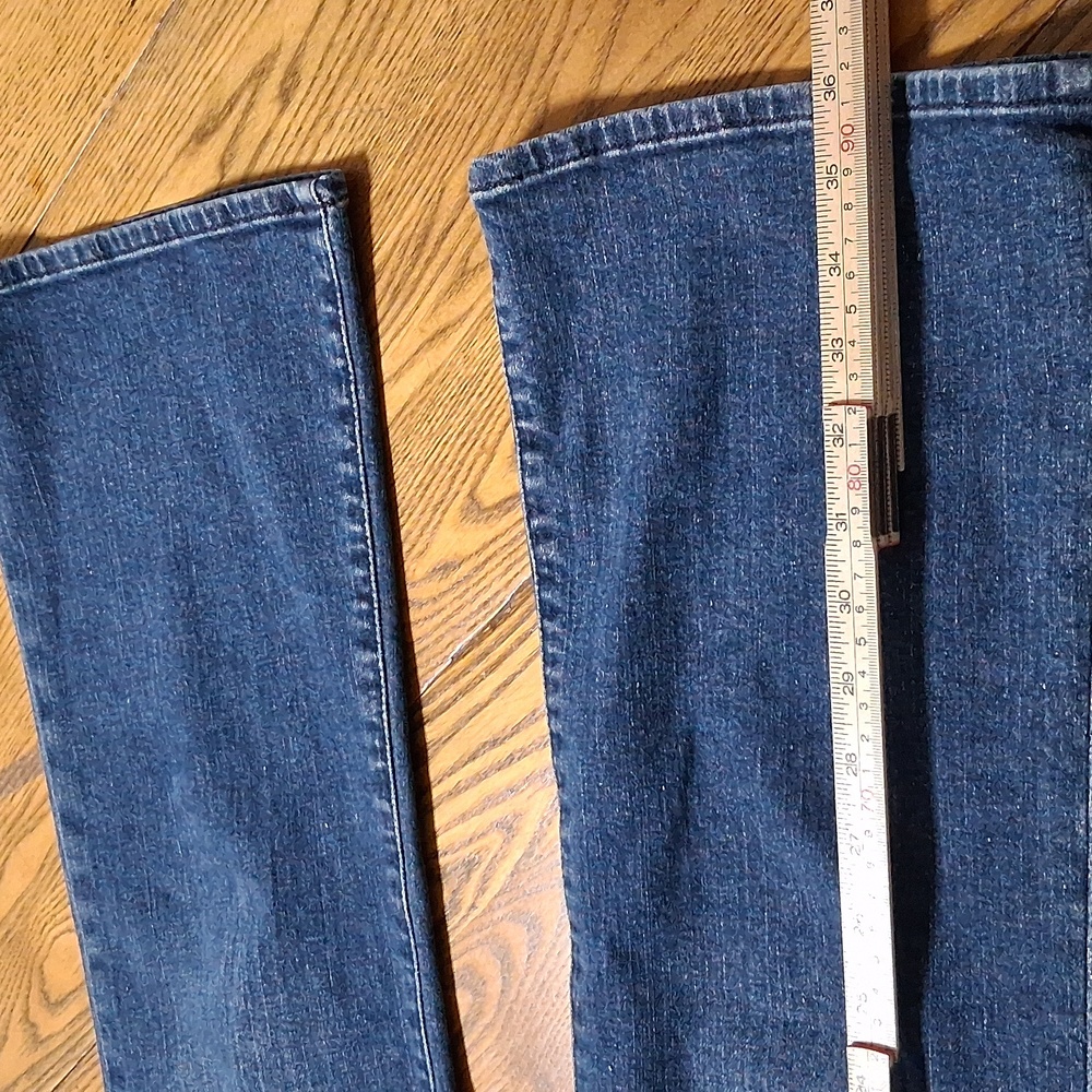 FRAME Jeans Womens 30 BLUE  BOOT Denim Preowned Cut BOOTCUT Cowboy Western Used - Picture 2 of 8